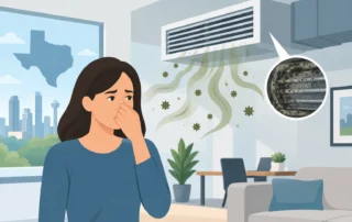 Why HVAC Smells Musty in Texas Homes and Offices
