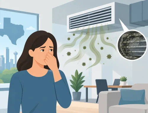 Why HVAC Smells Musty in Texas Homes and Offices